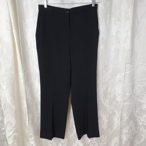 LOUBEN Black Cropped Ankle Dress Slacks